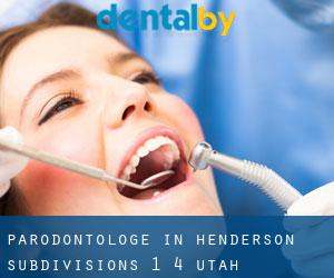 Parodontologe in Henderson Subdivisions 1-4 (Utah)