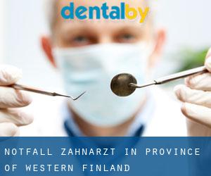 Notfall-Zahnarzt in Province of Western Finland