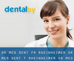 Dr. med. dent. Fr. Rheinheimer Dr. med. dent. T. Rheinheimer Dr. med. (Friedrichshafen)