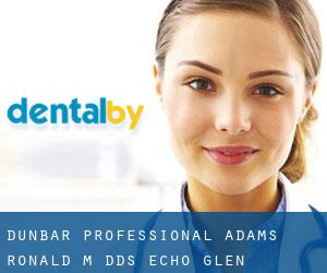 Dunbar Professional: Adams Ronald M DDS (Echo Glen)