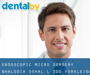 Endoscopic Micro Surgery: Bhalodia Sohal L DDS (Yorkleigh)