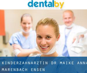 Kinderzahnärztin Dr. Maike Anna Marenbach (Ensen)